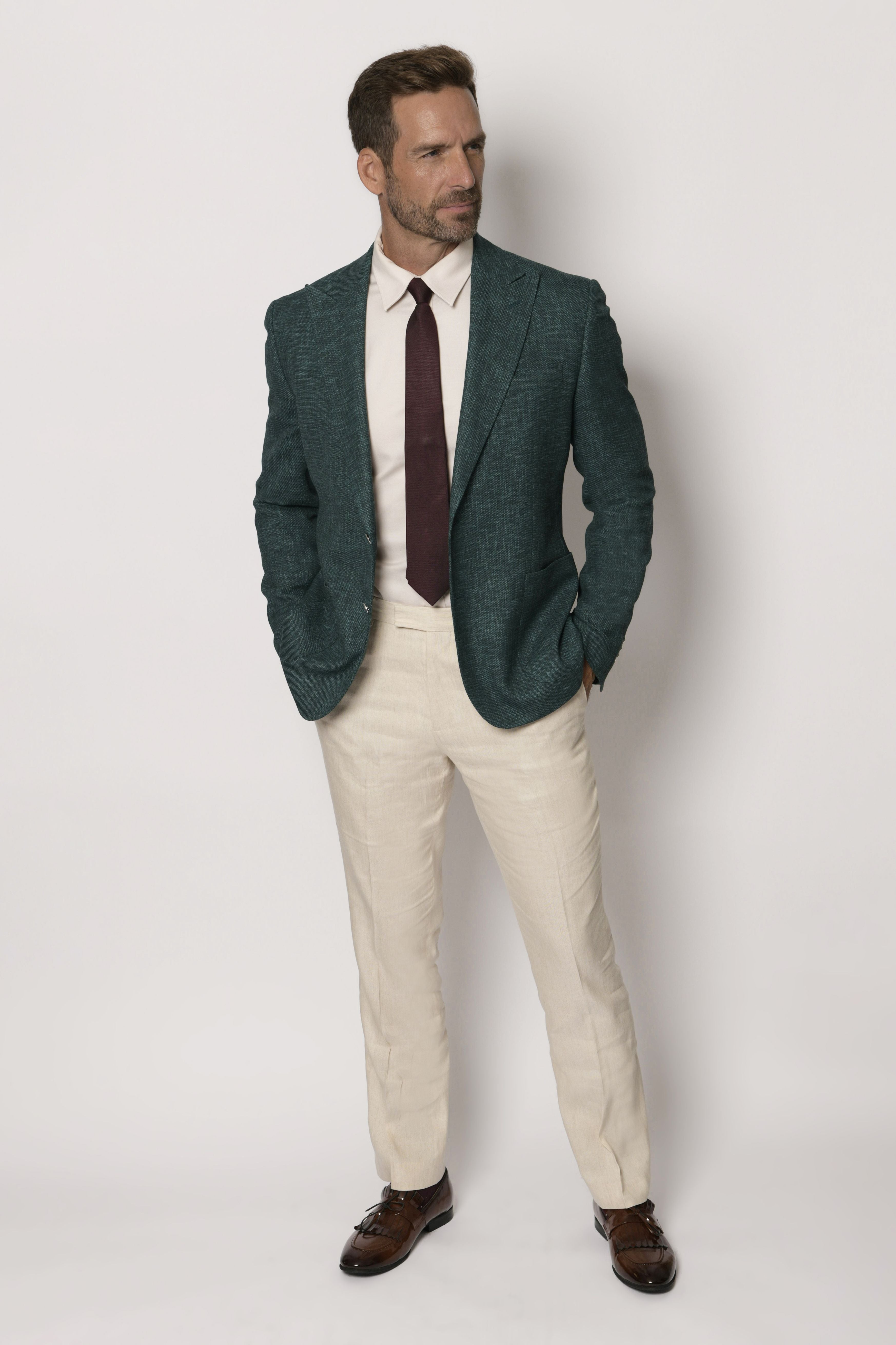【2025年】高評価レビューアイテム特集 Blazer Fit Slim Zignone Dark Lodevole | Teal その他