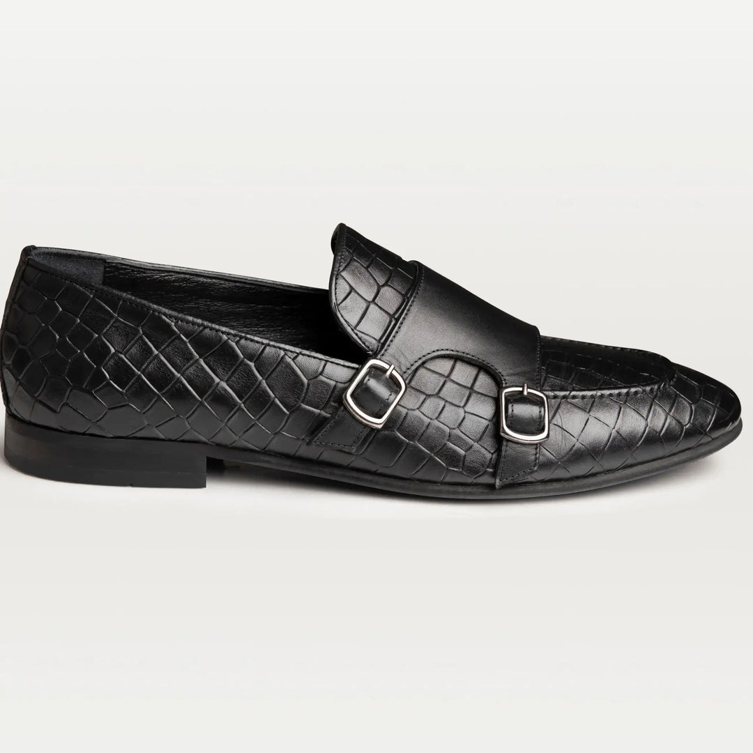 Croc embossed deals shoes