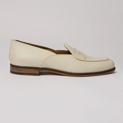 Cream moccasins on sale