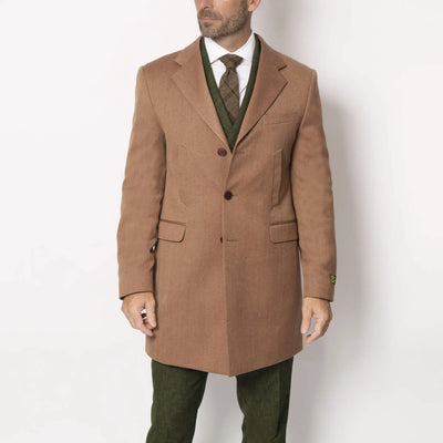 Medium length top winter coat