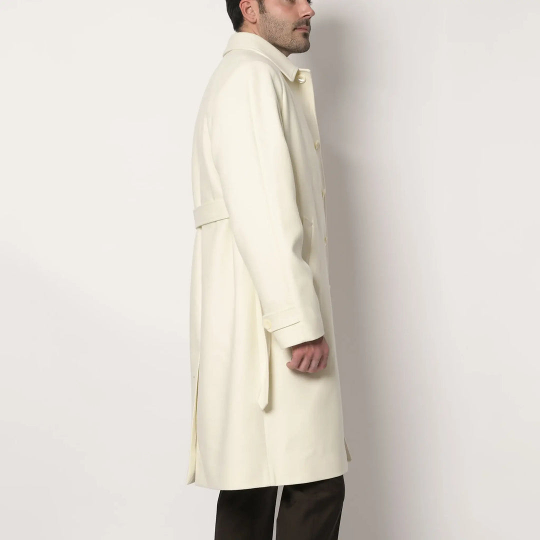Cream mens coat clearance