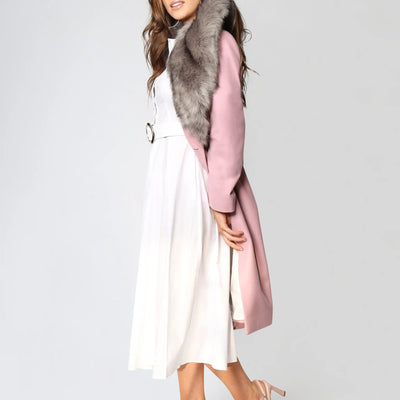 Lodevole Women's Style Alert Winter Coat Pink Side Alternative Shot