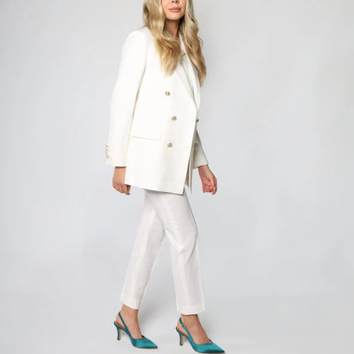 Womens Lodevole Here to Rule Trousers White Outfit Alternative View